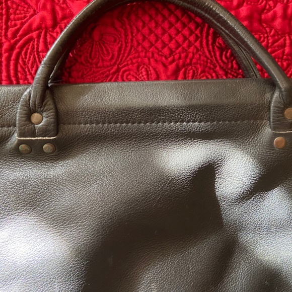 Genuine leather non branded portfolio - Picture 5 of 16